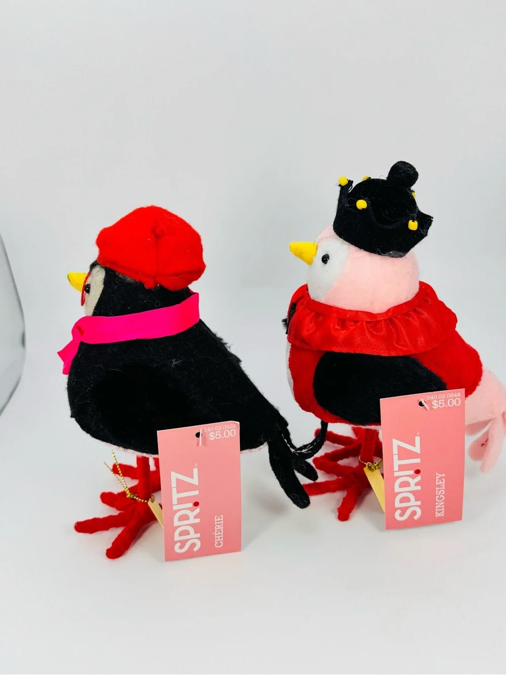 Target Spritz Birds Kingsley Cherie Set Of 2 Valentines Day Decor NWT 2024
